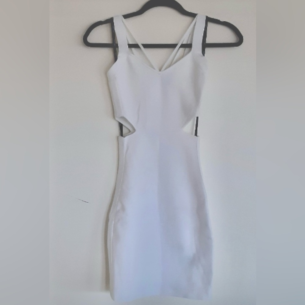 Marciano white bandage dress
